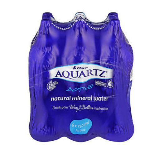 Picture of Aquartz Pure Sparkling Natural Mineral Water 6 x 500ml