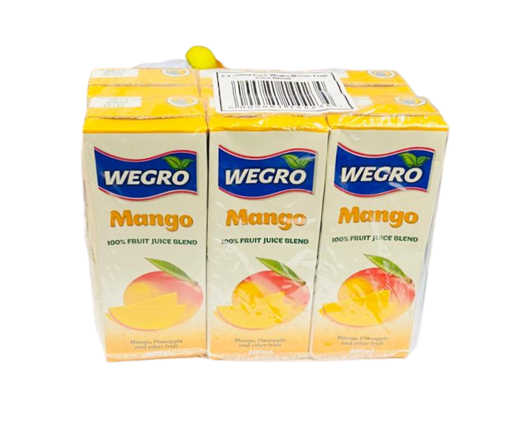 Picture of Wegro - Mango Juice 200ml 6 Pack
