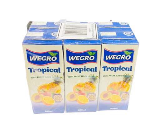 Picture of Wegro - Tropical Juice 200ml 6 Pack