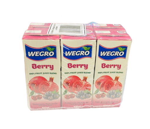 Picture of Wegro - Berry Juice 200ml 6 Pack