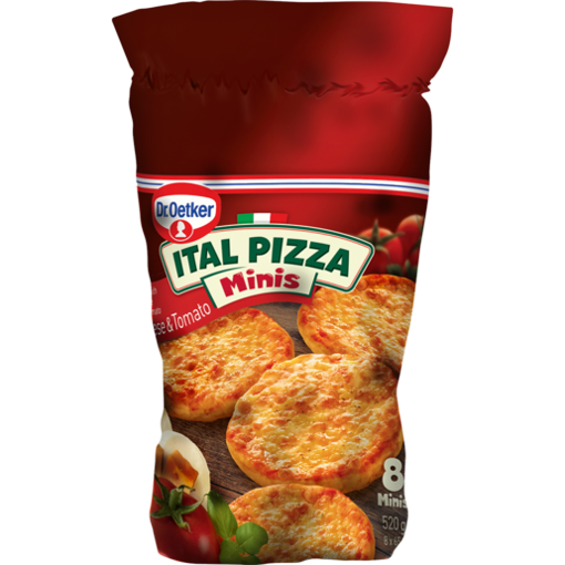 Picture of Dr. Oetker Ital Pizza Minis Frozen Cheese & Tomato Pizzas 520g
