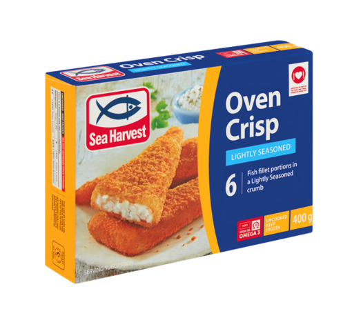 Picture of Sea Harvest Frozen Oven Crisp Lightly Season Crumbed Fish 400g