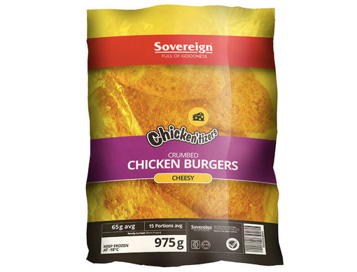 Picture of Cheesy Chicken Burger (975g)