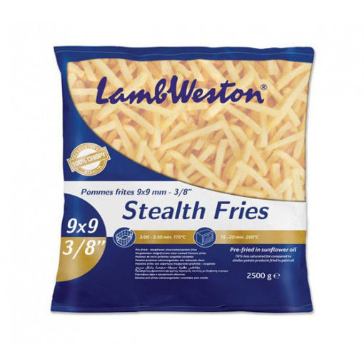 Picture of Lamb Weston Medium Cut Fries (9x9) - 2.5kg
